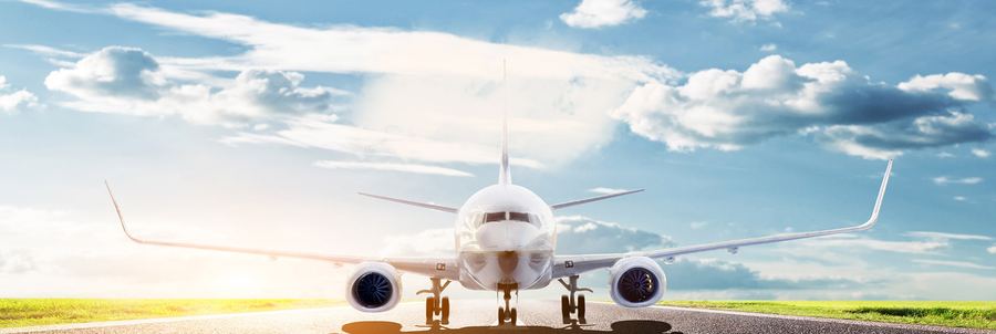 Aircraft on runway